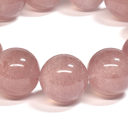 [大玉]ピンクエピドート・イン・クォーツ  ブレスレット 17mm #SA044