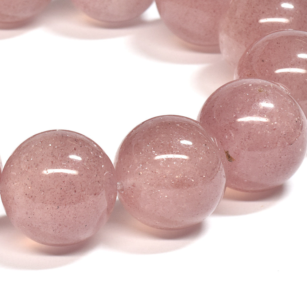 [大玉]ピンクエピドート・イン・クォーツ  ブレスレット 17mm #SA044