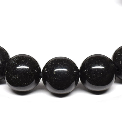 香川県産 サヌカイト ブレスレット 10mm #SA080