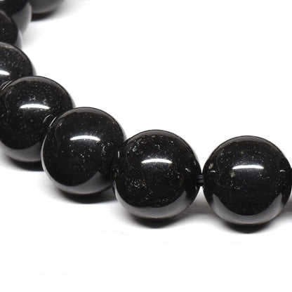 香川県産 サヌカイト ブレスレット 10mm #SA080