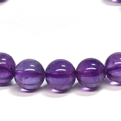 ウルグアイ産アメジスト ブレスレット 8mm #SA081