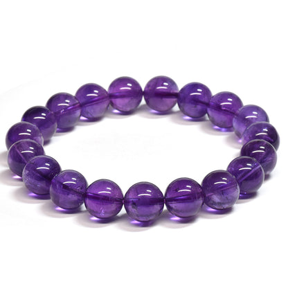 ウルグアイ産アメジスト ブレスレット 10mm #SA084