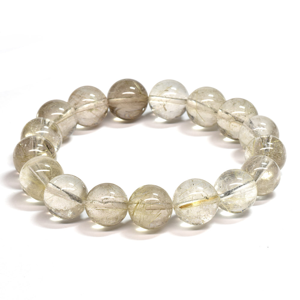 ゴールドルチルクォーツ ブレスレット 12-13mm #SA095