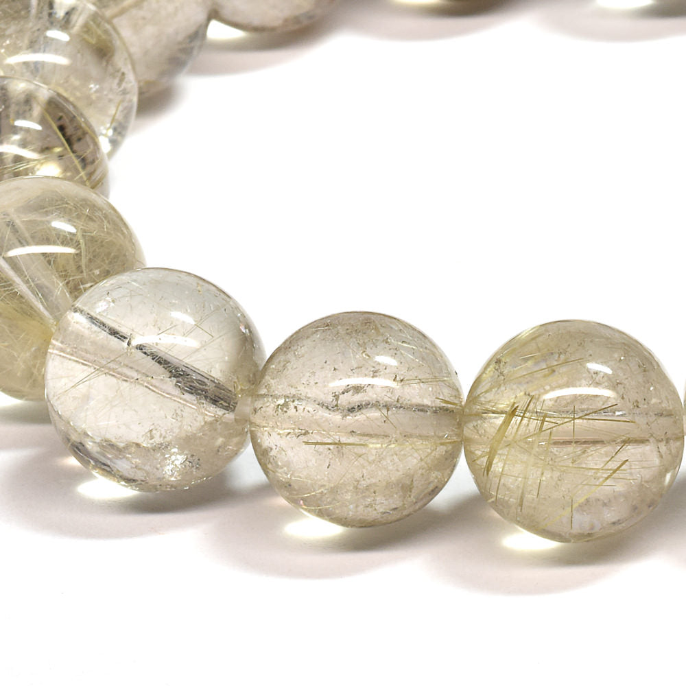 ゴールドルチルクォーツ ブレスレット 12-13mm #SA095