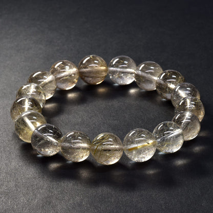 ゴールドルチルクォーツ ブレスレット 12-13mm #SA095