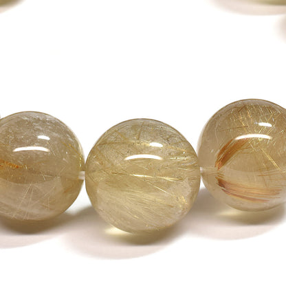 ゴールドルチルクォーツ ブレスレット 14mm #SA100