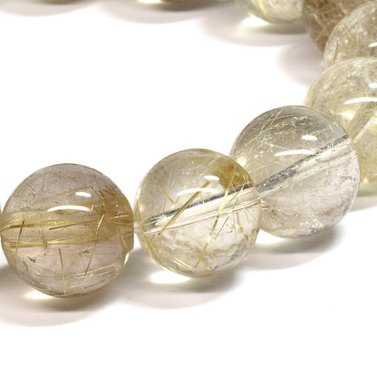 ゴールドルチルクォーツ ブレスレット 15-15.5mm #SA101