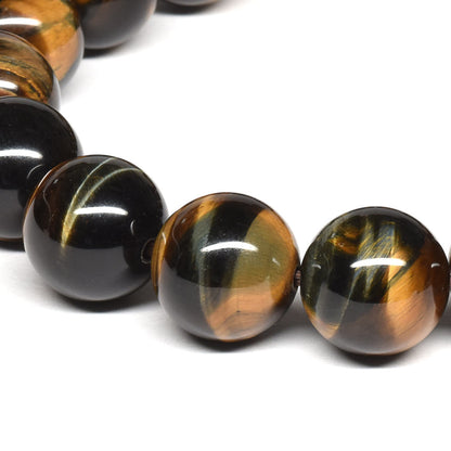 ゼブラタイガーアイ ブレスレット 12mm #SA103