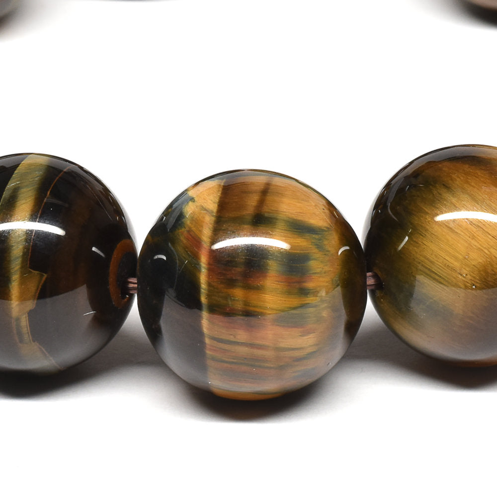 ゼブラタイガーアイ ブレスレット 18-18.5mm #SA109