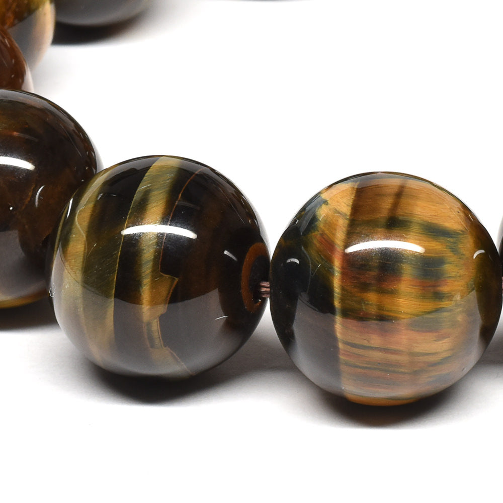 ゼブラタイガーアイ ブレスレット 18-18.5mm #SA109