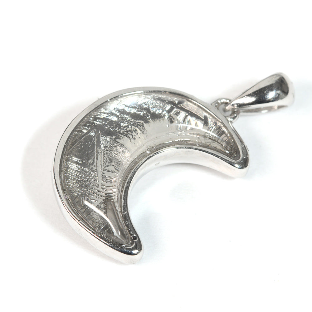 ギベオン隕石 三日月 ペンダントトップ 17x13mm #SA145