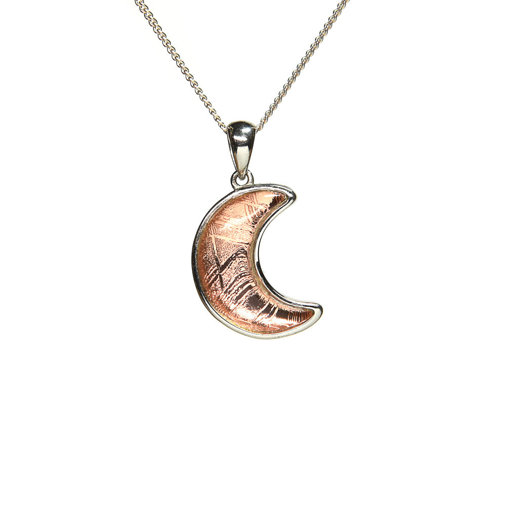 ギベオン隕石 三日月 ペンダントトップ 17x13mm #SA147