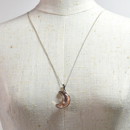 ギベオン隕石 三日月 ペンダントトップ 17x13mm #SA147