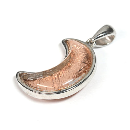 ギベオン隕石 三日月 ペンダントトップ 17x13mm #SA147