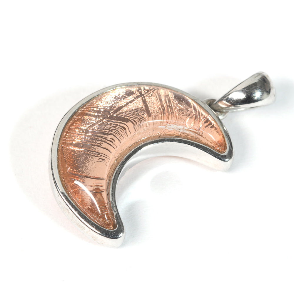 ギベオン隕石 三日月 ペンダントトップ 17x13mm #SA147