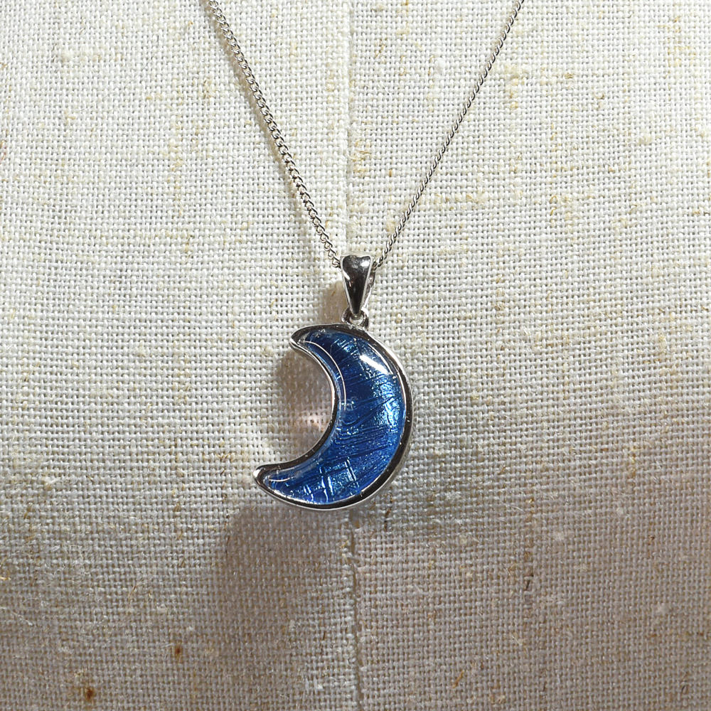 ギベオン隕石 三日月 ペンダントトップ 17x13mm #SA148