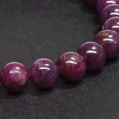 [鑑別付]バイオレット・サフィア ブレスレット 8mm #SA206