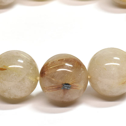 ゴールドルチルクォーツ ブレスレット 16mm #SA211