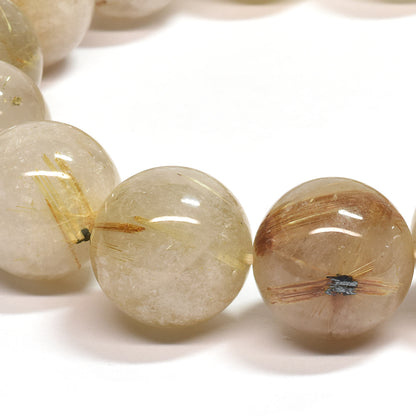 ゴールドルチルクォーツ ブレスレット 16mm #SA211