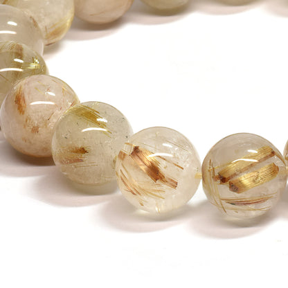ゴールドルチルクォーツ ブレスレット 12mm #SA214