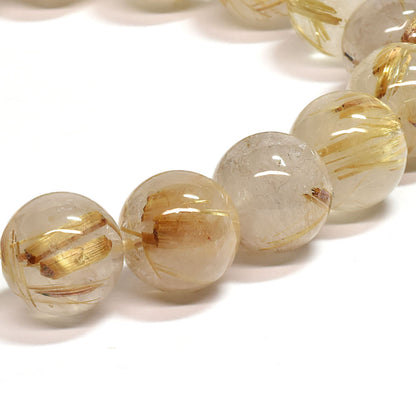 ゴールドルチルクォーツ ブレスレット 12mm #SA214