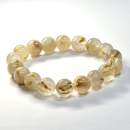 ゴールドルチルクォーツ ブレスレット 12mm #SA214
