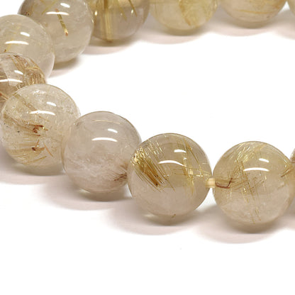 ゴールドルチルクォーツ ブレスレット 12mm #SA215