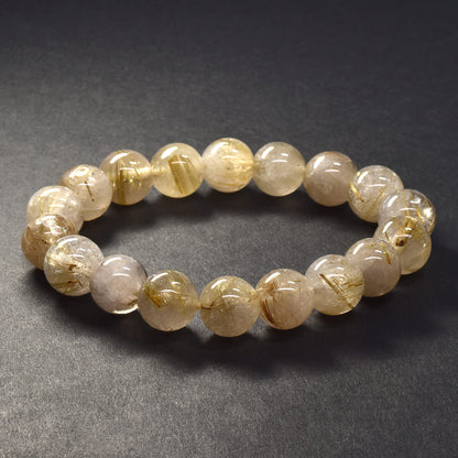 ゴールドルチルクォーツ ブレスレット 12mm #SA215
