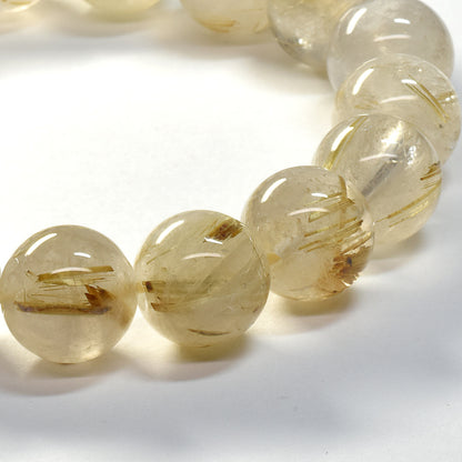 ゴールドルチルクォーツ ブレスレット 12mm #SA216