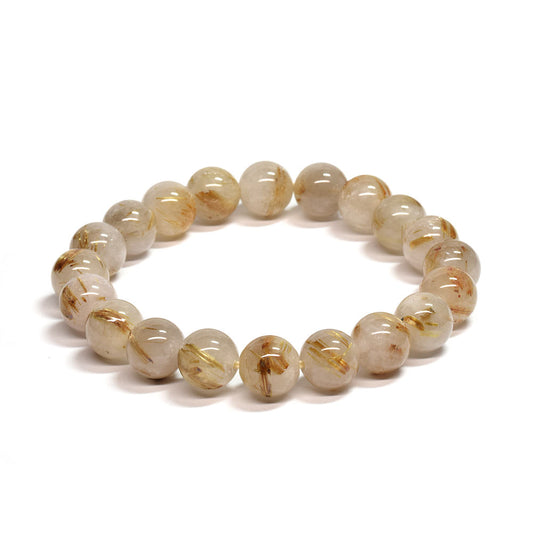 ゴールドルチルクォーツ ブレスレット 10mm #SA217