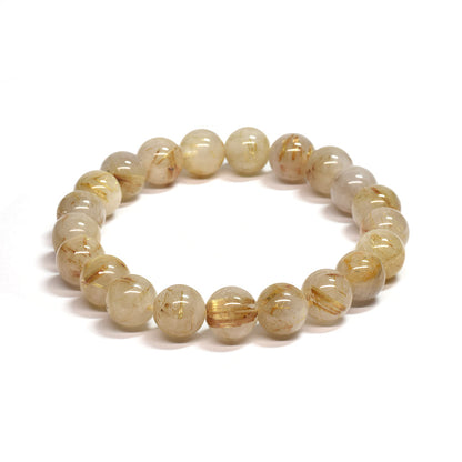 ゴールドルチルクォーツ ブレスレット 10mm #SA218