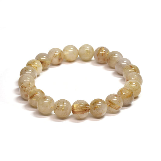 ゴールドルチルクォーツ ブレスレット 10mm #SA218