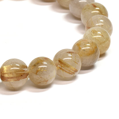 ゴールドルチルクォーツ ブレスレット 10mm #SA218