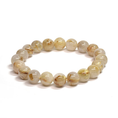 ゴールドルチルクォーツ ブレスレット 10mm #SA219