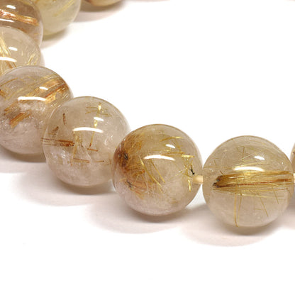 ゴールドルチルクォーツ ブレスレット 12mm #SA223