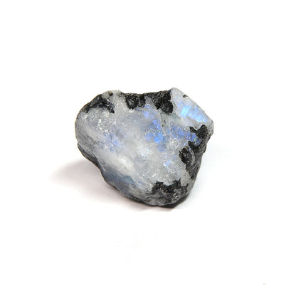 インド産ホワイトラブラドライト 原石 27.8x22.1x16.4mm #SA233