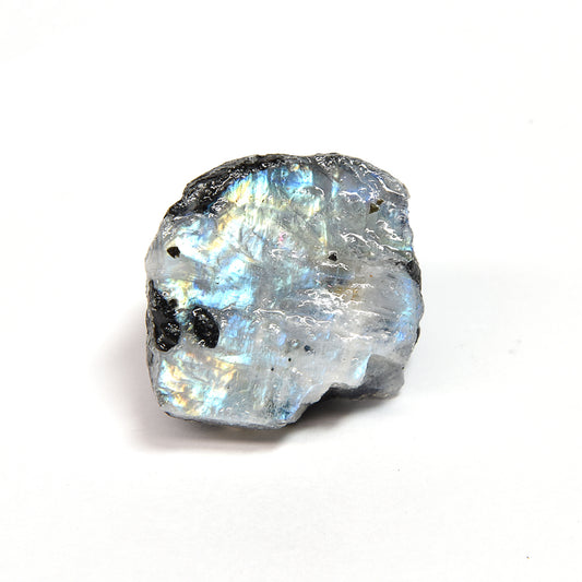 インド産ホワイトラブラドライト 原石 26.8x21.8x14.7mm #SA234