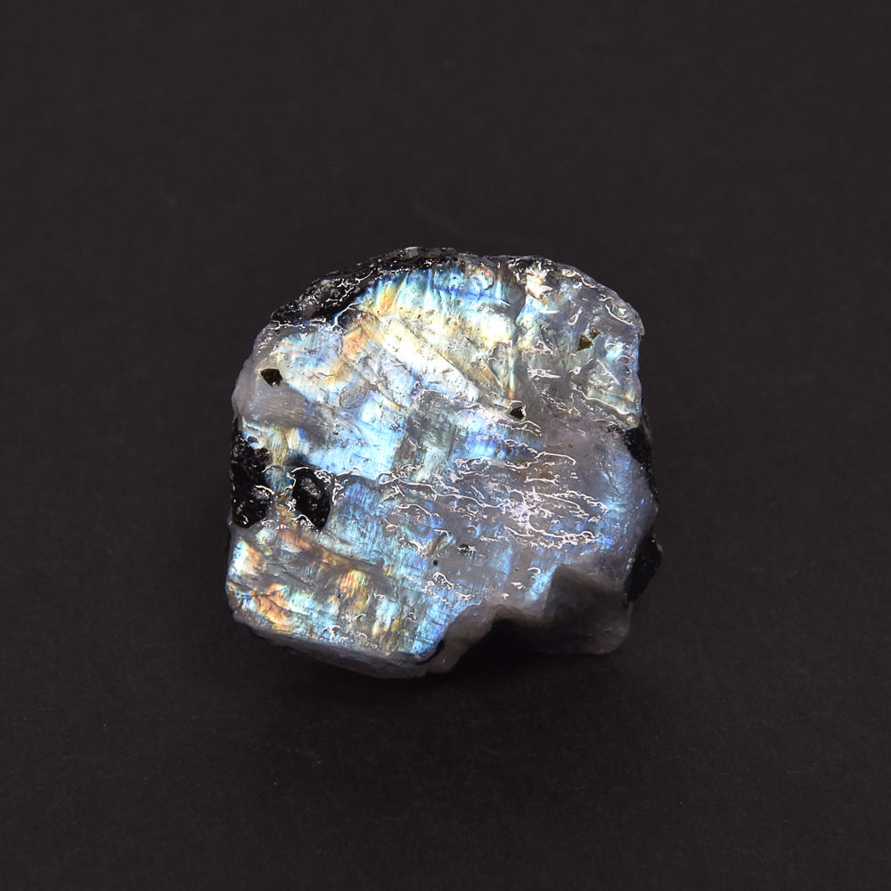 インド産ホワイトラブラドライト 原石 26.8x21.8x14.7mm #SA234