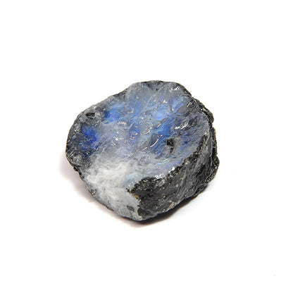 インド産ホワイトラブラドライト 原石 27.7x26x11.6mm #SA235