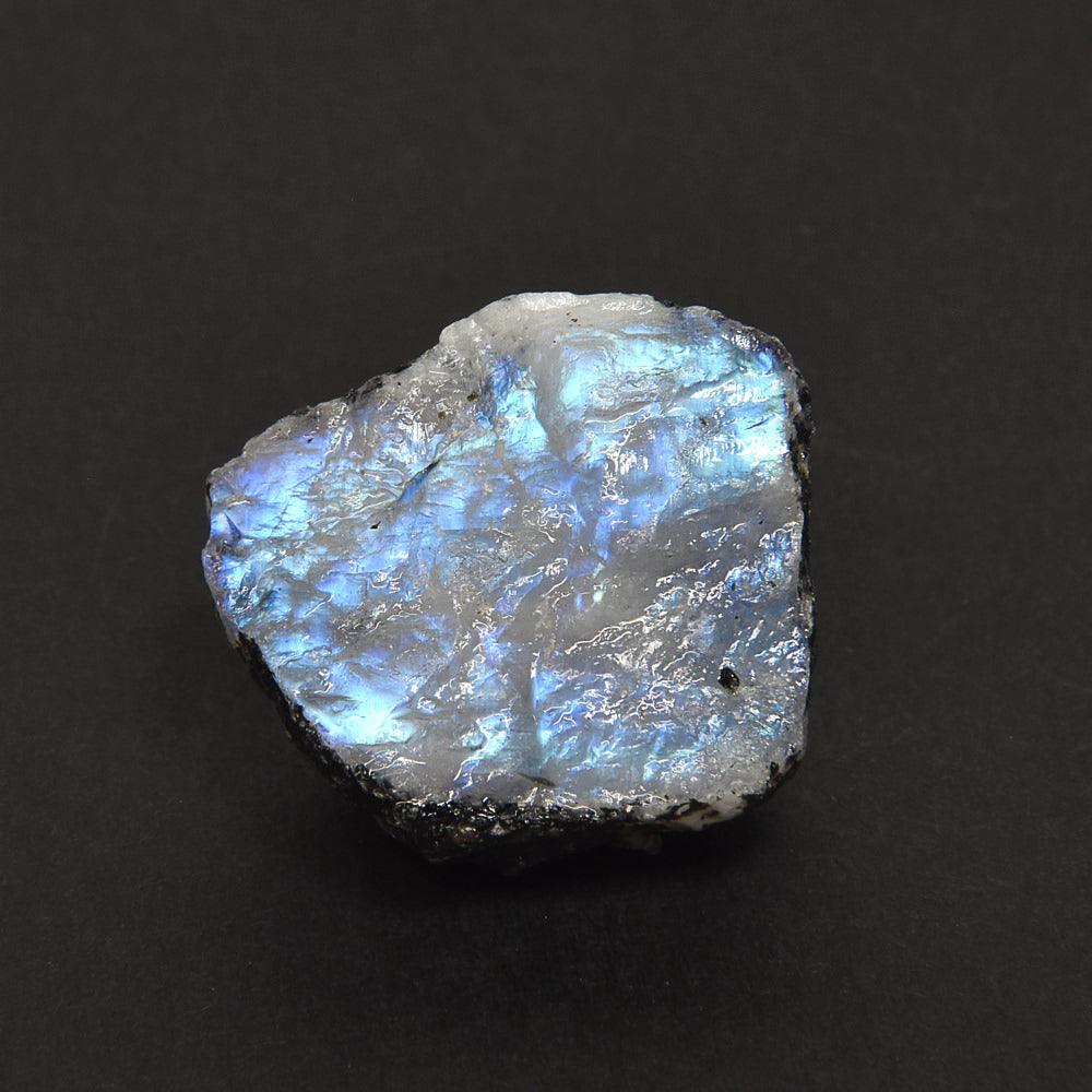 インド産ホワイトラブラドライト 原石 29.2x25x17.6mm #SA237