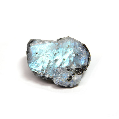 インド産ホワイトラブラドライト 原石 27x20.4x21.6mm #SA238