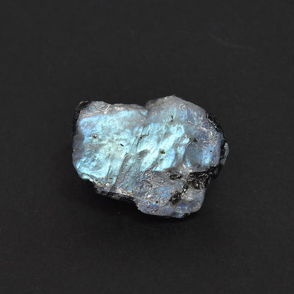インド産ホワイトラブラドライト 原石 27x20.4x21.6mm #SA238