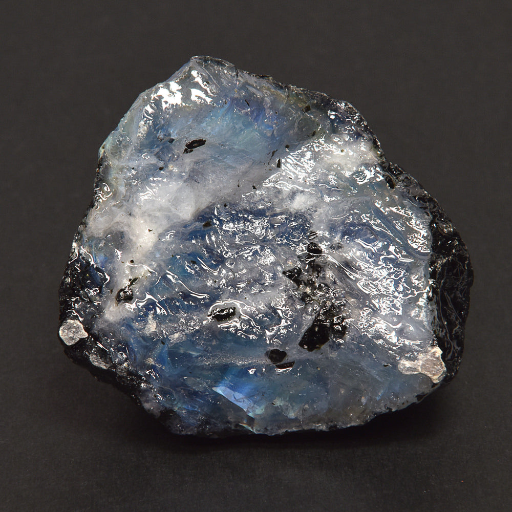 インド産 ホワイトラブラドライト 原石 44.3x40.2x27.9mm #SA240
