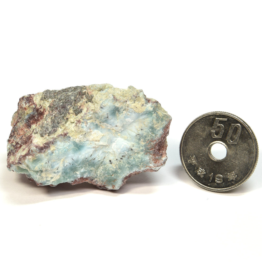 ドミニカ共和国産ラリマー 原石 44x28x21.2mm #SA243