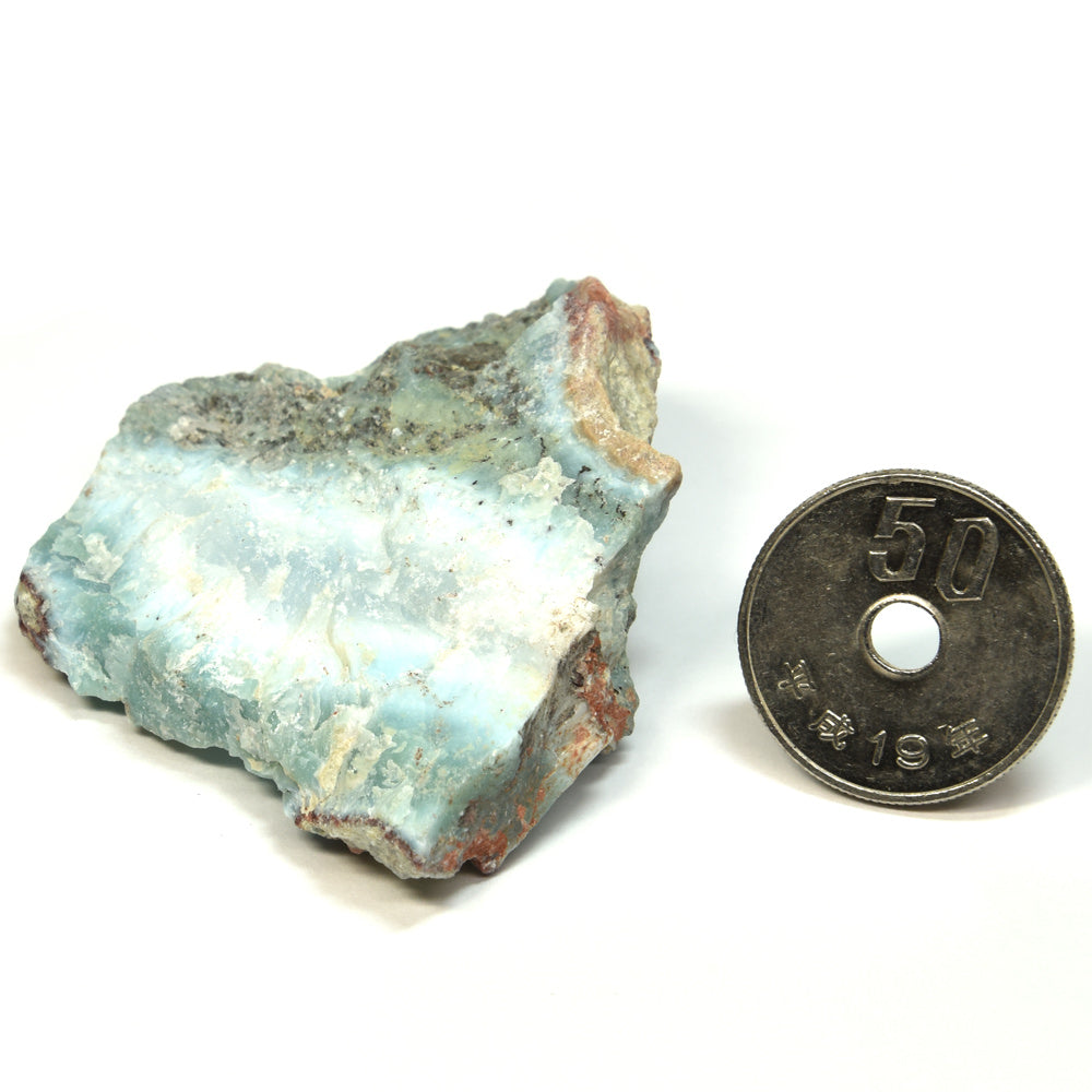 ドミニカ共和国産ラリマー 原石 52x44x15.5mm #SA244