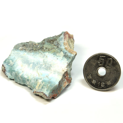 ドミニカ共和国産ラリマー 原石 52x44x15.5mm #SA244