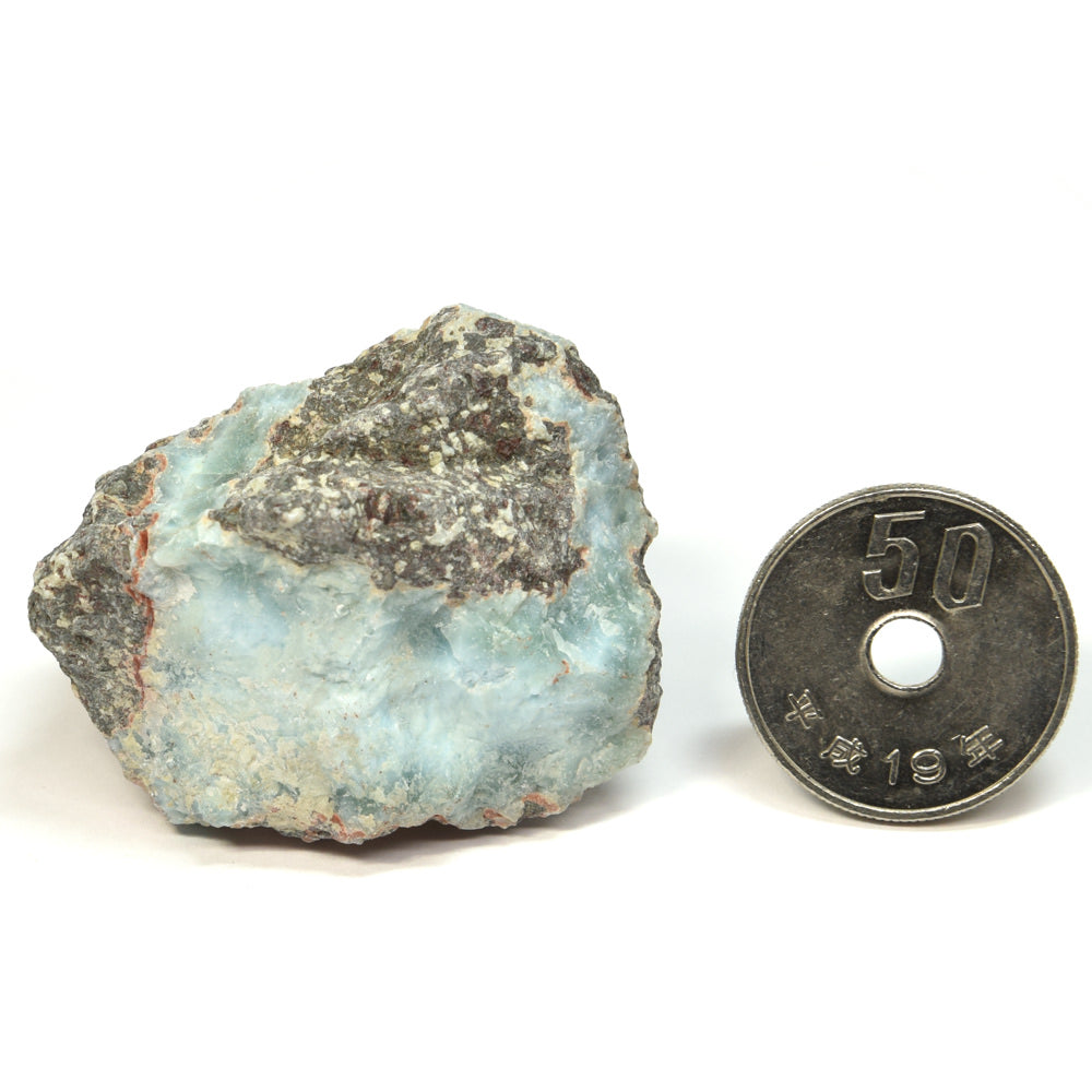 ドミニカ共和国産ラリマー 原石 38.8x31.8x23.1mm #SA246