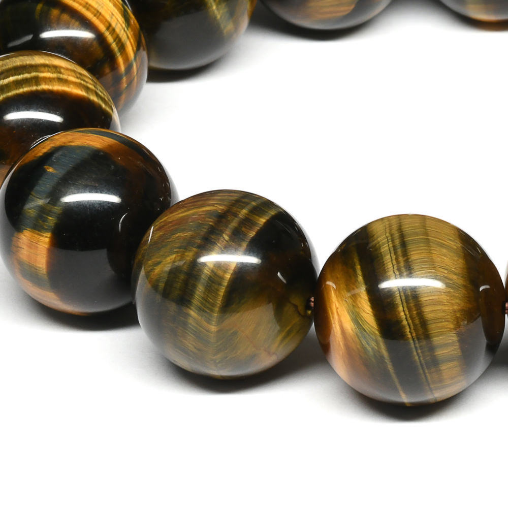 ゼブラタイガーアイ ブレスレット 18mm #SB013