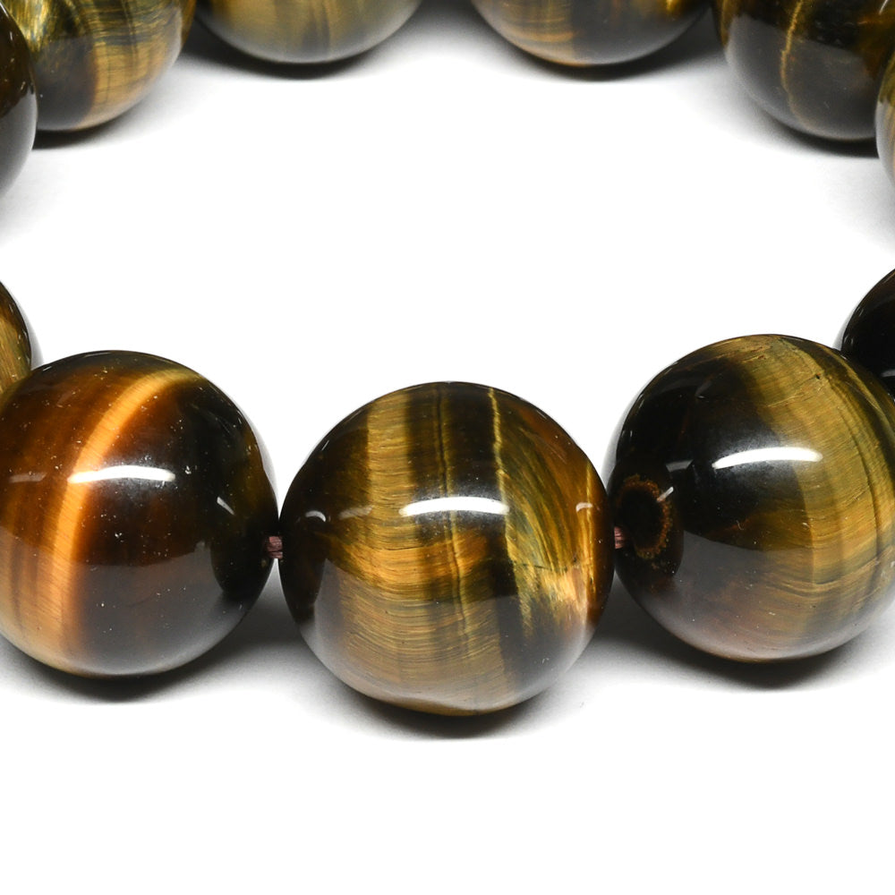 ゼブラタイガーアイ ブレスレット 18mm #SB014