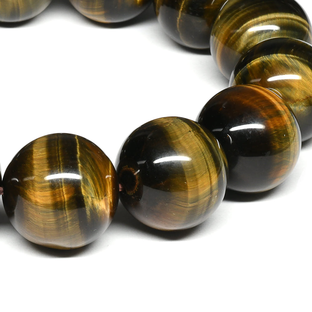 ゼブラタイガーアイ ブレスレット 18mm #SB014